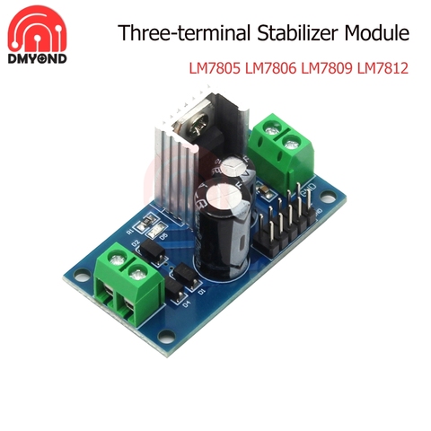 DC/AC 5V 6V 9V 12V LM7805 LM7806 LM7809 LM7812 Three Terminal Voltage Regulator Power Supply Stabilizer Module Output Max 1.2A ► Photo 1/6