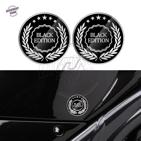 Black Edition Sticker Motorcycle Tank Sticker Case for Yamaha MT09 MT10 MT07 for Ducati Aprilia Triumph Decals ► Photo 1/4