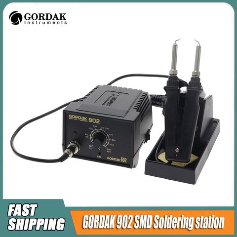 GORDAK 902 110V/220V 75w SMD Tweezers Soldering Station Iron ESD Anti-static Adjustable Temperature Control Thermostat 900M TIP ► Photo 1/6