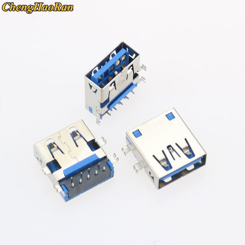 2PCS for Toshiba Satellite C850 L850 L850D C850D C50D C55D Series for Samsung/HP/Lenovo 14mm Female USB 3.0 jack Connector fit ► Photo 1/6