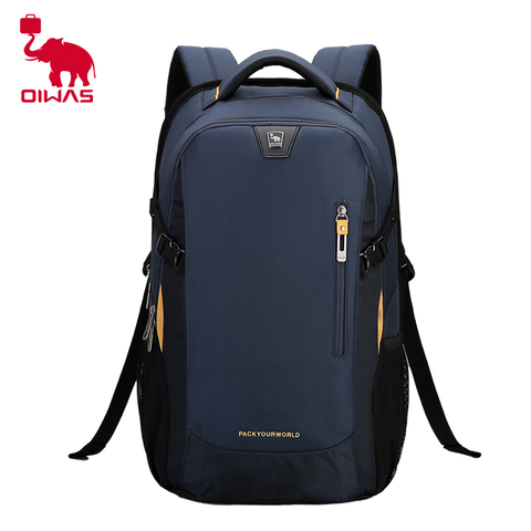 OIWAS Fashion Men's Backpack Bag Male Polyester Laptop Backpack Computer Bags high school student college students bag mochila ► Photo 1/6