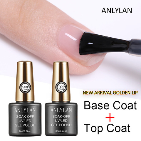 Base And Top Coat Gel Nail Polish UV 15ml Transparent Soak Off Primer Gel Polish Long Lasting Gel Lacquer Nail Art ► Photo 1/6