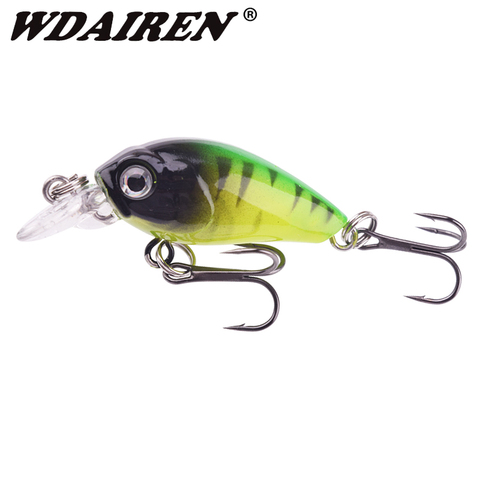 WDAIREN 1pcs 45mm 3.5g Crankbait Fishing Lure Artificial Hard CrankBait Bass Fishing Wobbler Japan Sinking Minnow Fish Lures ► Photo 1/5