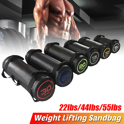 5/10/15/20/25/30KG Unfilled Power Bag Fitness Body Building Gym Sports Crossfit Sand Bag Muscle Training PU Leather Heavy Duty ► Photo 1/6
