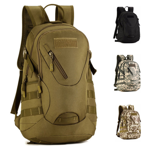 20L Tactical Military Backpack Men Portable Waterproof Outdoor Hiking Backpack Travel Cycling Rucksack Camouflage Army Molle Bag ► Photo 1/6