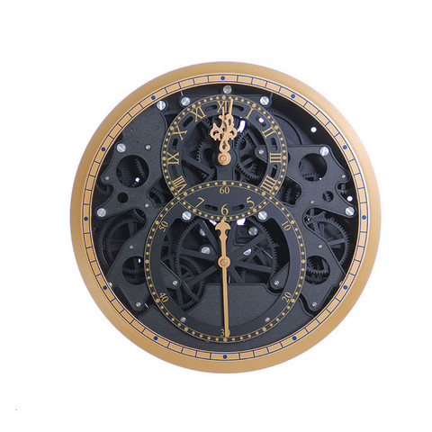 Large Vintage Wall Clock Gear Mechanical Wall Watches Home Decor Living Room Bedroom Cool Metal Creative Clocks Gift Ideas ► Photo 1/5