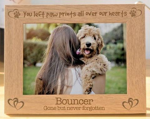 Personalised Dog Photo Frame Gift Keepsake Memorial Gift Dog Memorial Frame Pet Loss Frame Remembrance Gift ► Photo 1/3