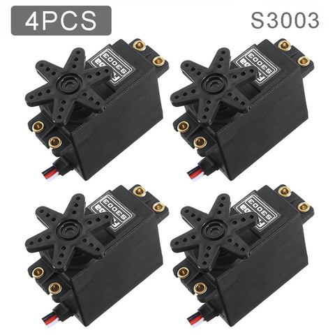 4pcs/lot Standard High Torque Metal Gear Digital Servo For S3003 Futaba RC Car Plane Boat Helicopter ► Photo 1/6