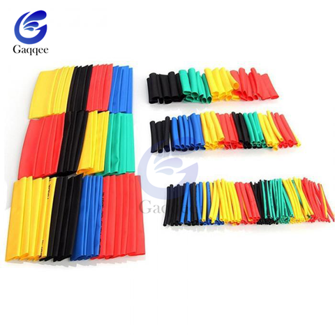 164Pcs Heat Shrink Tubing Insulation Shrinkable Tubes Assortment Electronic Polyolefin Wire Cable Sleeve Kit Heat Shrink ► Photo 1/4