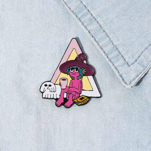 The Midnight Gospel Hard Enamel Pin Badge Buttons Brooch Cartoon Anime Lovers Denim Shirt Lapel pins ► Photo 1/6