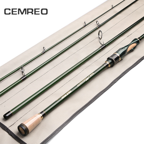 CEMREO Spinning And Casting Fishing Rod 3-4 Section 1.8/2.4m Portable Travel Ultra Light M Action Fishing Tackle ► Photo 1/6