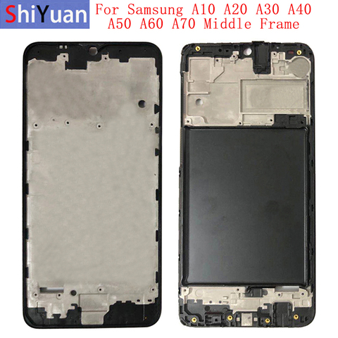 Housing Middle Frame LCD Bezel Plate Panel Chassis For Samsung A10 A20 A30 A40 A50 A60 A70 A10S A20S A50S Phone Middle Frame ► Photo 1/6