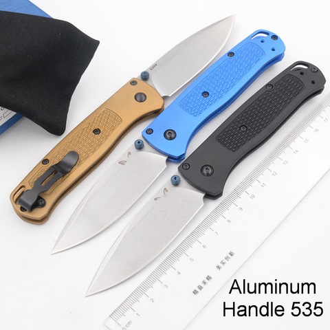 New Aluminum handle 535S Mark S30v Blade Pocket Survival EDC Tool camping hunting Fruits Utility outdoor Tactical folding knife ► Photo 1/1