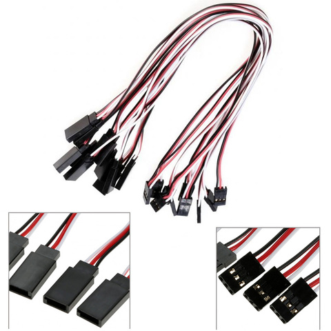 10pcs/lot 300mm RC Servo Extension Cord Cable Wire Lead for RC Car Helicopter ► Photo 1/6