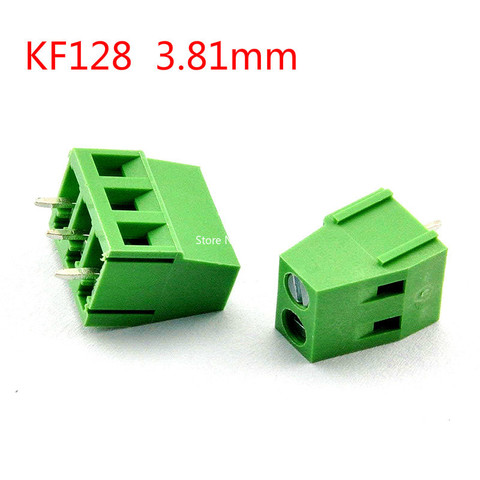 10pcs KF128 3.81mm PCB Screw Termina Block KF128-3.81 2P 3P Splice Terminals Connector Can be stitched ► Photo 1/2