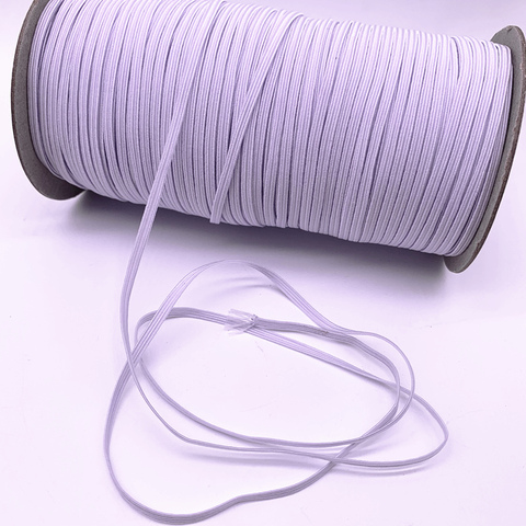 New 3-12mm 5 Yards/lot White Hight Elastic Bands Spool Sewing Band Flat Elastic Cord Diy Handmade Accessories ► Photo 1/6