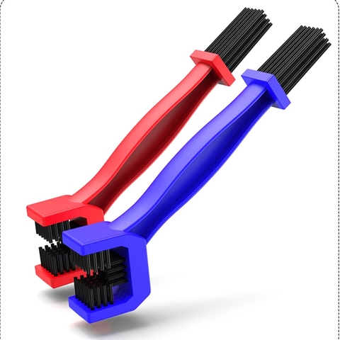 Motorcycle Mountain Bike Bicycle Scooter Double-end Chain Cleaning Brush Cycle Chain Brush Motorbike Chain Clean Tool ► Photo 1/6