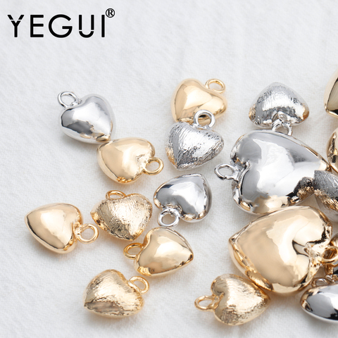 YEGUI M805,jewelry accessories,18k gold plated,0.3 microns,diy pendant,rhodium plated,diy earrings,jewelry making,10pcs/lot ► Photo 1/6