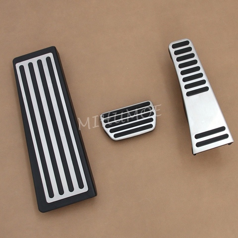 Steel Foot Rest Dead Brake Gas Pedal Pad Cover Set For Volvo S60 V60 S90 V90 ► Photo 1/6