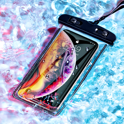 IP68 Universal Waterproof Phone Case Swim Water Proof Bag for IPhone 11 7 8 6 5 Plus X XR for Samsung S20 S10 Huawei P40 P30 P20 ► Photo 1/6