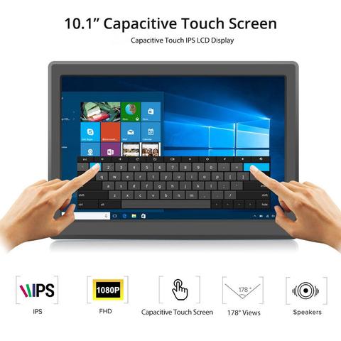 Elecrow 10.1” 1920*1080 IPS Touchscreen Portable Monitor 10.1 Inch Capacitive Touch Screen Raspberry Pi Display Speakers Monitor ► Photo 1/6