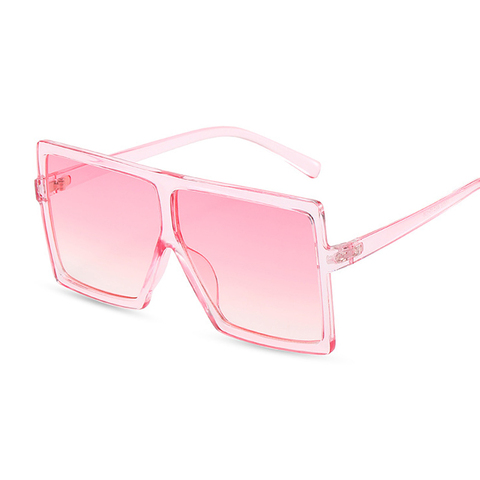 Oversized Shades Sunglasses Women Pink Fashion Square Glasses Big Frame Sun Glasses Female Vintage Retro Unisex Oculos Feminino ► Photo 1/6