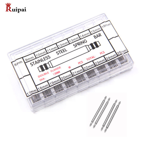 RUIPAI 360pcs Dia 1.5mm Watch Repair 8-25mm Watch Band Spring Bars Strap Link Pins Watchmaker Service ► Photo 1/4