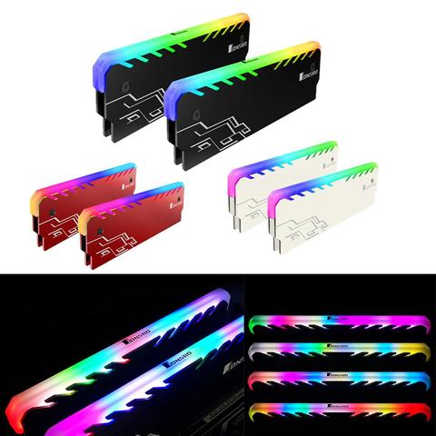 JONSBO NC-1 RAM Heatsink RGB Memory Heat Sink Cooler Vest For Desktop PC DIY DDR DDR3 DDR4 Memory Radiator Cooling Thermal Pads ► Photo 1/6