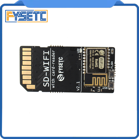 FYSETC SD-WIFI with Card-Reader Module run ESPwebDev Onboard USB to serial chip Wireless Transmission Module For S6 F6 Turbo ► Photo 1/5