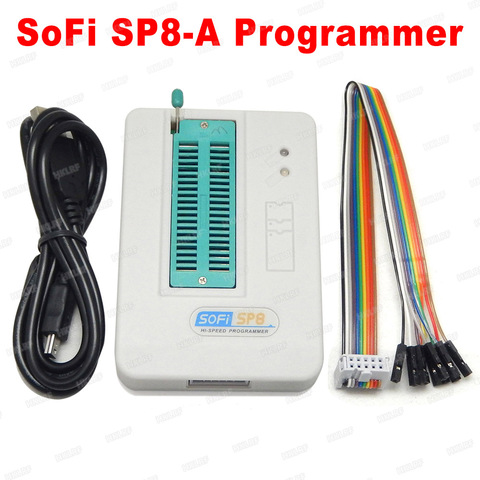 SOFI SP8-A Programmer High speed USB Universal ( 25T80/24C/93C/BR90 93/SPI BIOS) EEPOROM Flash Pro Support Win7 64bits Win 8 ► Photo 1/6