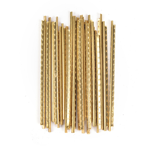 19 Pcs Brass Classical Guitar Frets Acoustic Guitar Fret Wire Set Width 2.2 mm ► Photo 1/4