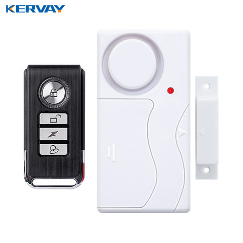 Door Window Entry Security ABS Wireless Remote Control Burglar Alarm Magnetic Sensor door sensor System Home Protection Kit ► Photo 1/6