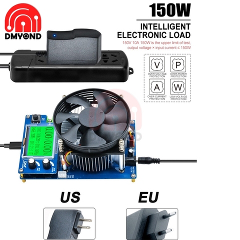 150W Digital Battery Capacity Tester Voltmeter Adjustable Constant Current Electronic Load Charger Indicator Power Tester Detect ► Photo 1/6