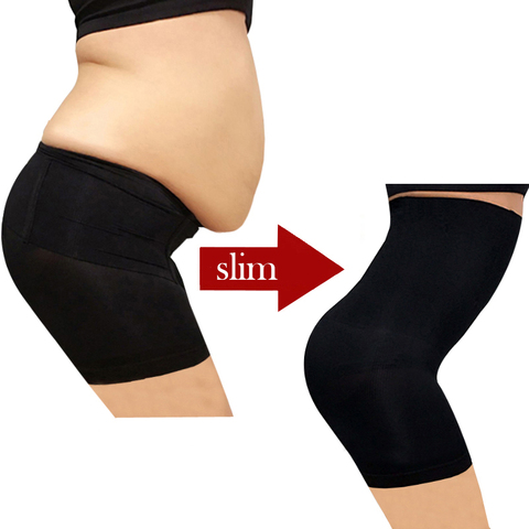 Seamless Tummy Control Shapewear: Women's High Waist Body Shaper Panty with  Butt Lifter and Thigh Slimmer Briefs Underwear