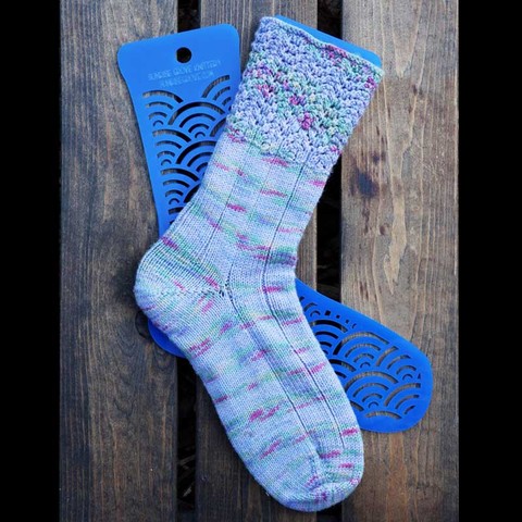 Acrylic Japanese Waves or Mountains Sock Blocker 5 sizes,Socks forms,Handmade Socks Blockers,Hand knit socks Knitting gift idea ► Photo 1/4