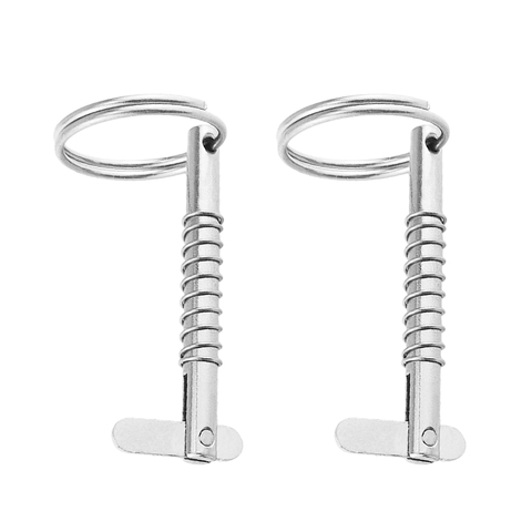 2 Pcs. Boot Stainless Steel Locking Pin Quick Release Pin With Pull Ring For Cover Hinge, Φ 5 Mm, 51 Mm Length ► Photo 1/6