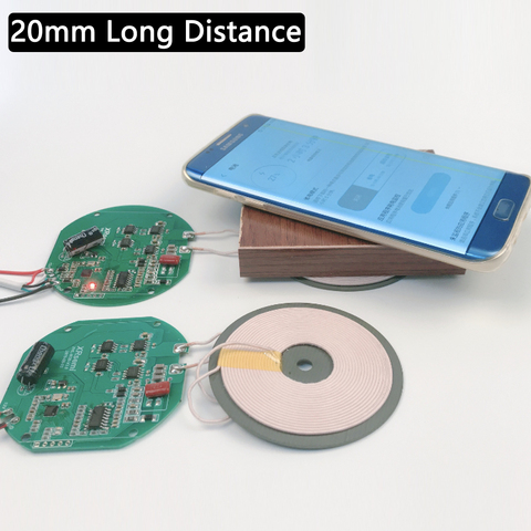 12V DIY Universal Qi Wireless Charger Standard PCBA Circuit Board Accessories 15W Fast Charging For iPhone Samsung xiaomi HUAWEI ► Photo 1/6