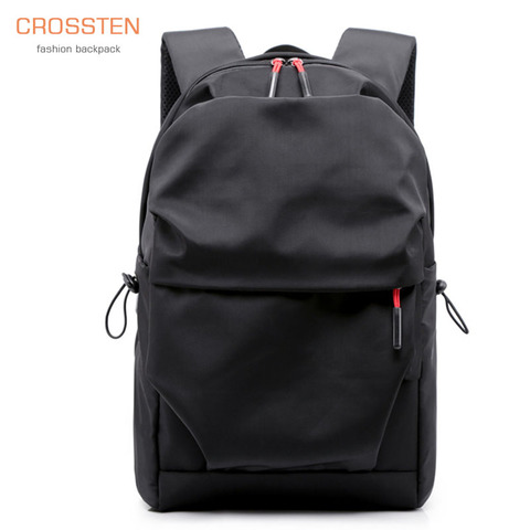 Crossten New fashion urban backpack 15 laptop bag Large capacity Pleated Casual SchoolBag Waterproof  Teenage Student Mochila ► Photo 1/6