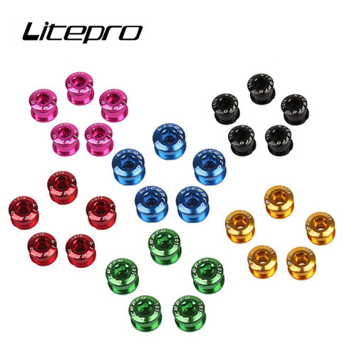 Litepro MTB Mountain Bicycle Single Bolts Crankset Screw Road Bike Disc Snail For Chainwheel Parts  Accessory 5Pcs/Lot ► Photo 1/6