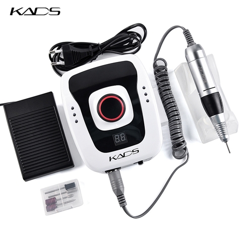 KADS Nail Drill Manicure Machine Set for Nail Pedicure Machine Fingernail Drill 40W 35000RPM Electric Equipment Manicure Tools ► Photo 1/6