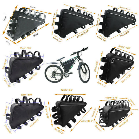 Mountain Bike Triangle Large Capacity Tube Frame Bag Case Battery MTB Storage Many Sizes Cycling Bike Bag Toolkit Bicycle Parts ► Photo 1/6