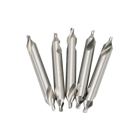 1/5/10PCS A1.0/A1.5/A2.0/A2.5/A3.0/A4.0/A5.0/A6.0 4mm-14mm 60degrees spiral center drill Processing of high speed steel ► Photo 1/6