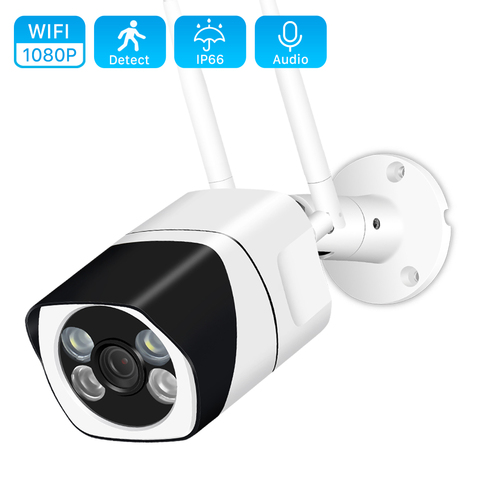 BESDER HD 1080P Wifi IP Camera Two-way Audio Onvif 2.0MP HD Outdoor Waterproof 20M IR Night Vision CCTV Wireless IP Camera iCSee ► Photo 1/6