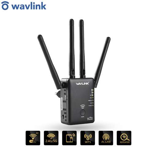 Wavlink AC1200 WIFI Repeater/Router/Access point  Wireless Wi-Fi Range Extender Wifi Signal Amplifier with External Antennas Hot ► Photo 1/6