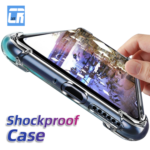 Shockproof Case for OPPO Realme 6 5 6i 6S 3 X50 Pro Silicone Phone Case for Realme X Lite X2 C2 XT X3 Q Protection Back Cover ► Photo 1/6