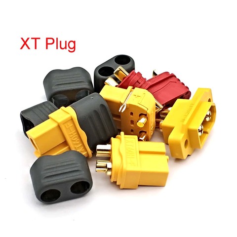 XT60 XT-60 Male Female Bullet Connectors Plugs for RC Lipo Battery AM-1015E-M/F XT60E1-M XT60H-F XT60PW-M/F MR30-M/F ► Photo 1/3