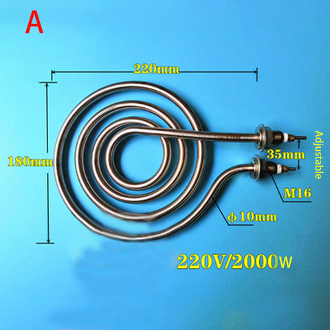 electric stove coil heating element spiral heating element coil tubular heater coil shape  electric heating tube 220V/380V ► Photo 1/6