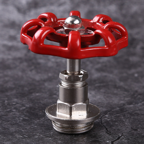 Closet Hat Hanging Hook Loft Valve Handle Retro Cast Iron Wheel Design replacement valve parts DN15/DN20/DN25 Ball Balve ► Photo 1/6