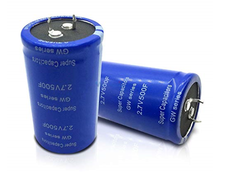 2.7V 500F 60*35mm Vehicle Rectifier Low ESR Capacitor Ultracapacitor 2.7V500F 60x35mm High Frequency choose batteries shipping ► Photo 1/6