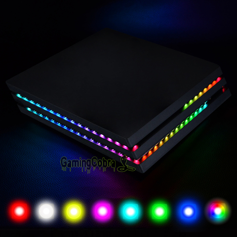 RGB LED Light Strip 7 Colors 29 Effects Decoration Lights Strips Kit with IR Remote for PS4 Pro Console ► Photo 1/6